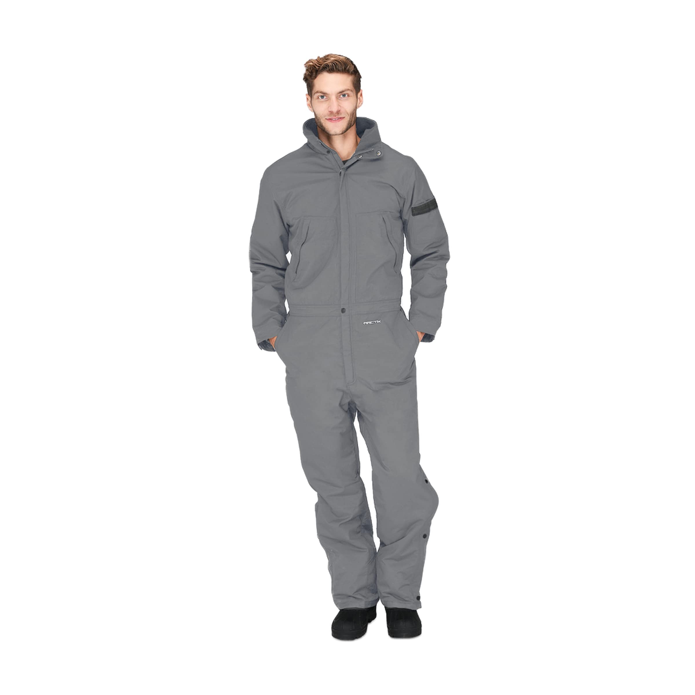 Arctix Men's Insulated Coveralls - Heavy Duty Winter Work Coveralls for Cold Weather, Water Resistant & Windproof - Ideal for Construction, Farming, and Outdoor Jobs