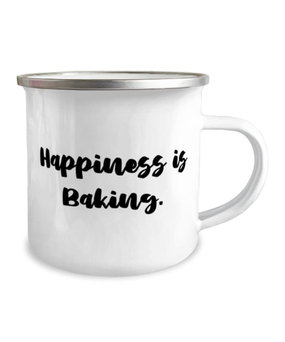 12oz Fun Baking Camper Mug - Perfect Gift for Bakers & Camping Enthusiasts | Ideal for Coffee, Tea & Outdoor Adventures