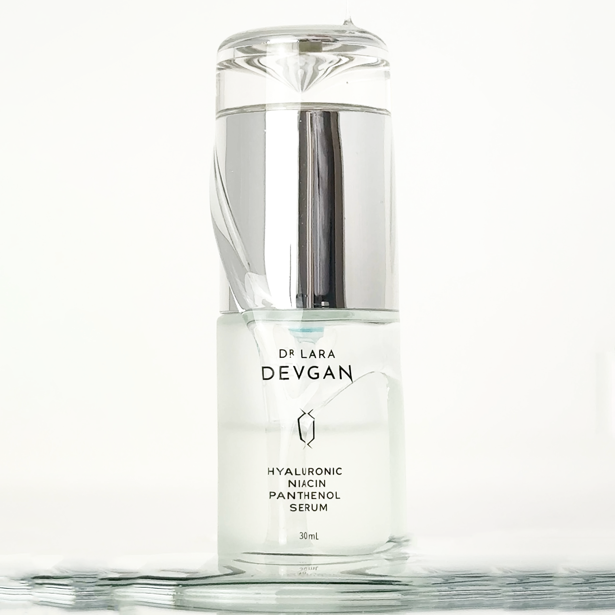 Dr. Devgan Hyaluronic Niacin Panthenol Serum - Hydrating Anti-Aging Face Serum with Hyaluronic Acid & Niacinamide - Perfect for Dry Skin & Fine Lines Reduction - Day & Night Skincare Routine