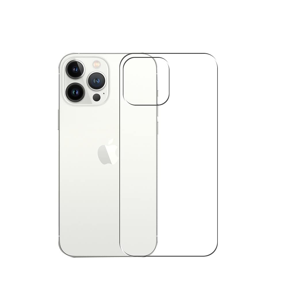 2 Pack iPhone 13 Pro Max Back Screen Protector Film - TPU Flexible Guard Cover (Not Tempered Glass) | Scratch Resistant Protection for Daily Use, Travel & Outdoor Activities
