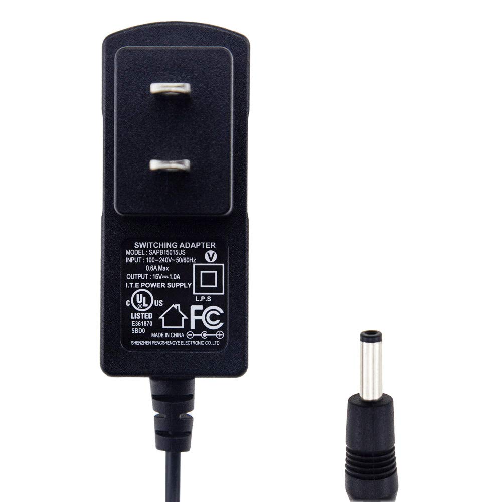 15V 1A DC Power Adapter for 450A-1000A Car Jump Starter - Universal Charger for Auto Battery Booster | Perfect for Emergency Roadside Assistance & Vehicle Maintenance