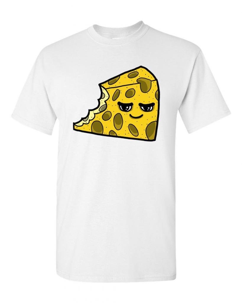 Funny Cheese Lover T-Shirt for Adults - Soft Cotton Graphic Tee - Perfect for Casual Wear, Cheese Parties & Gifts