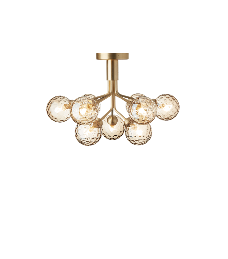 Apiales 9-Inch Modern Ceiling Light Fixture - Dimmable LED Flush Mount for Bedroom, Living Room & Kitchen Lighting