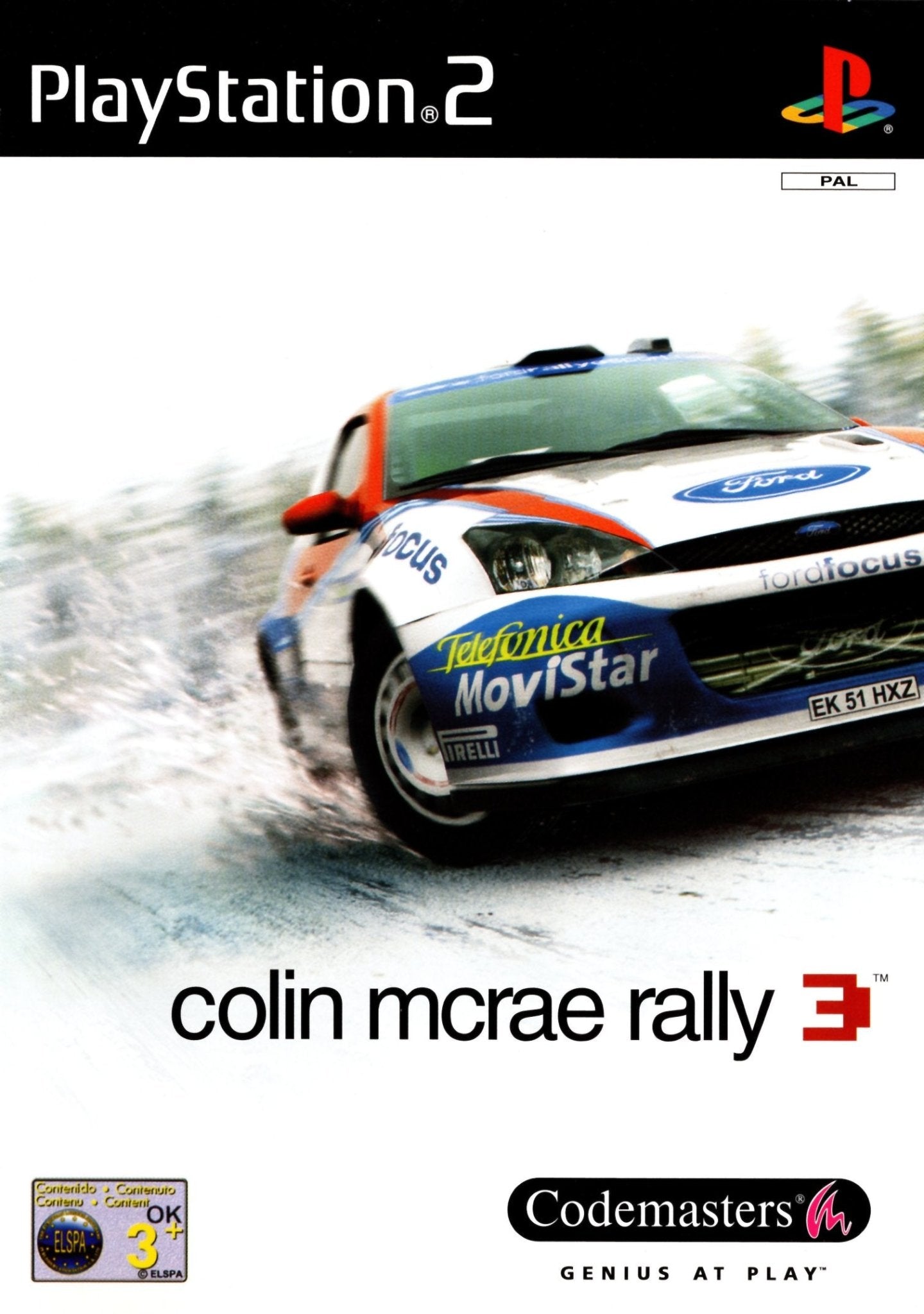 Colin McRae Rally 3 PS2 Game for Playstation 2 - PAL Version | Classic Racing Game for Retro Gaming Enthusiasts & Car Simulation Fans