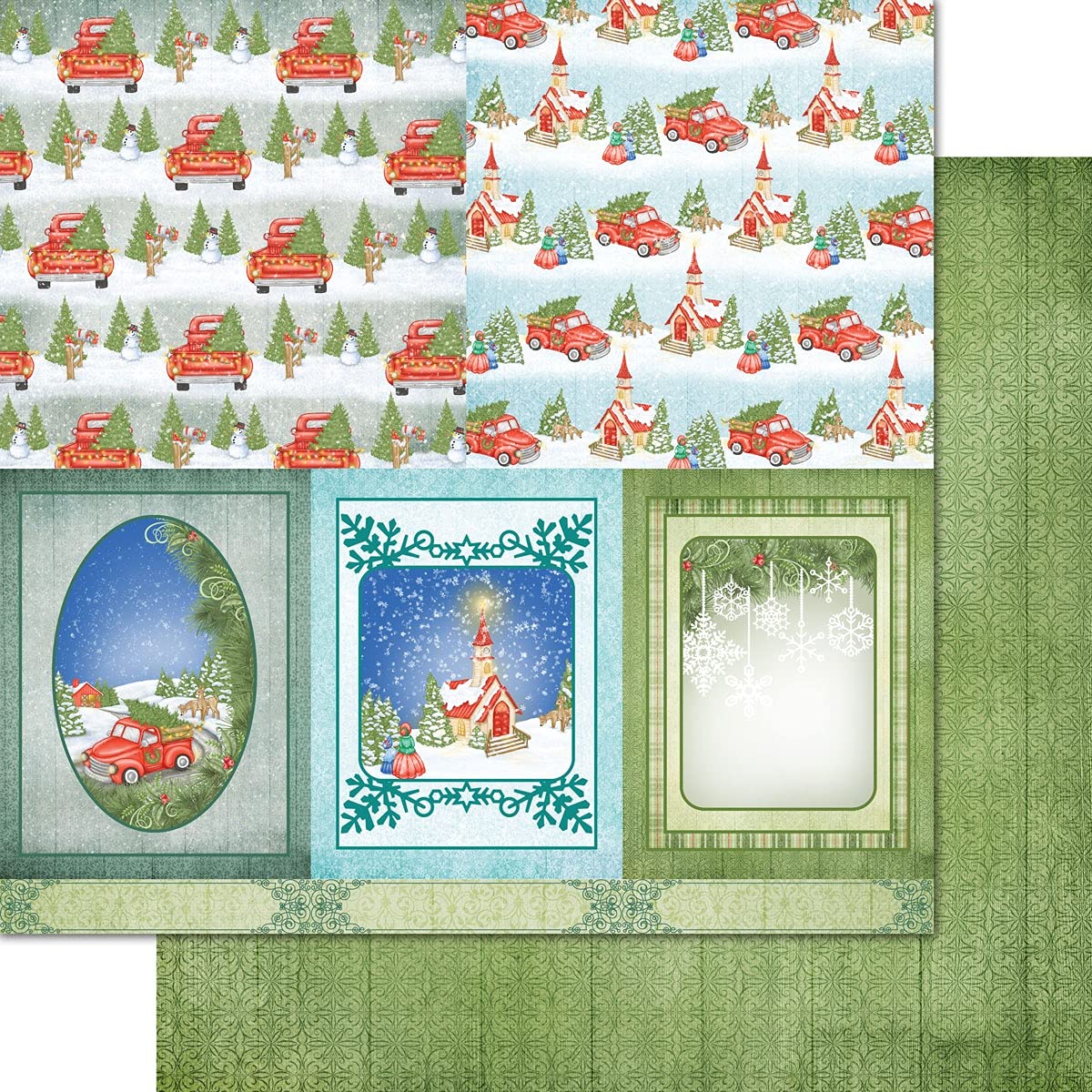 Heartfelt Creations Heartfelt Paper Collection - Home for The Holidays Scrapbooking & Card Making Supplies | Perfect for DIY Holiday Cards, Home Decor, and Gift Wrapping