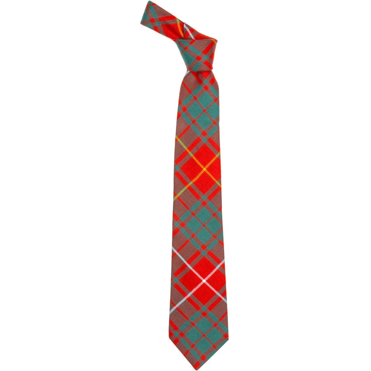 Bruce Ancient Tartan Tie - Classic Scottish Plaid Necktie for Men | Perfect for Weddings, Office & Formal Events