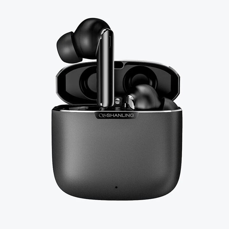 Shanling MTW200 Plus Wireless In-Ear Monitors with High-Resolution Audio, Bluetooth 5.2, 10mm Dynamic Driver - Grey | Perfect for Commuting, Workouts & Travel