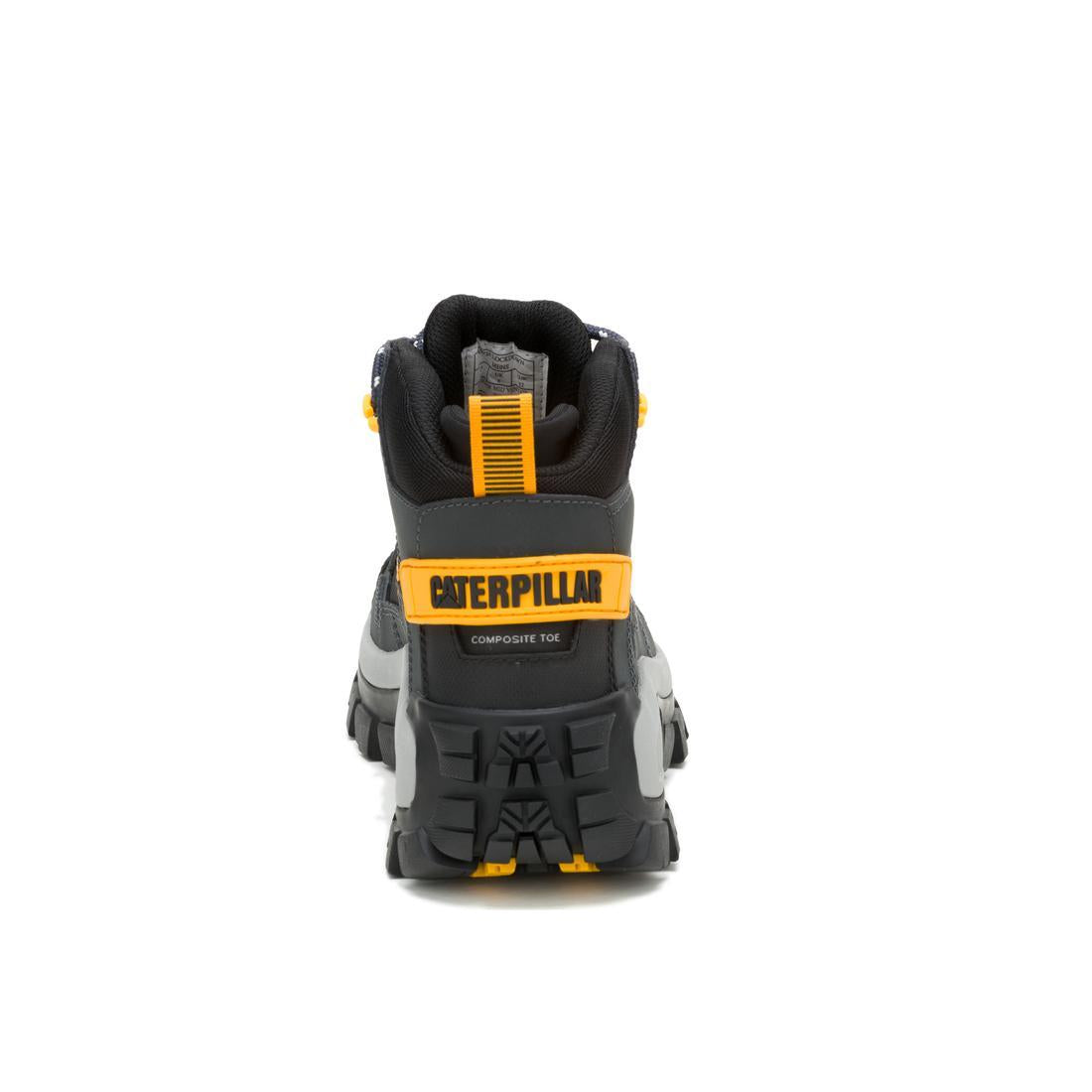 Invader Mid Vent Waterproof Composite Toe Work Boots - Dark Shadows - Slip Resistant & Comfortable for Construction, Landscaping & Outdoor Jobs