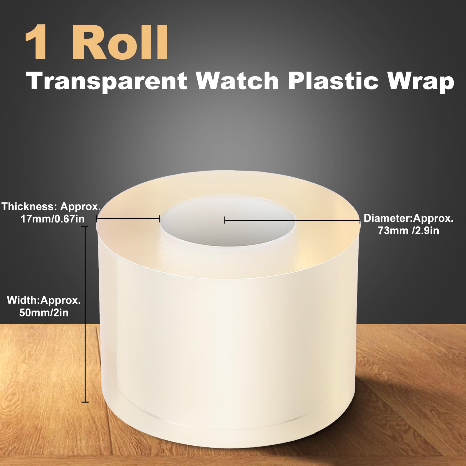 Premium Anti-Static Watch Screen Protector Film - 2 Pack, 2 x 2.9 Inch Transparent Plastic Wrap for Watches & Jewelry | Scratch, Fingerprint & Dust Protection | Perfect for Rolex, Apple Watch, Luxury Watches & Jewelry Display Cases