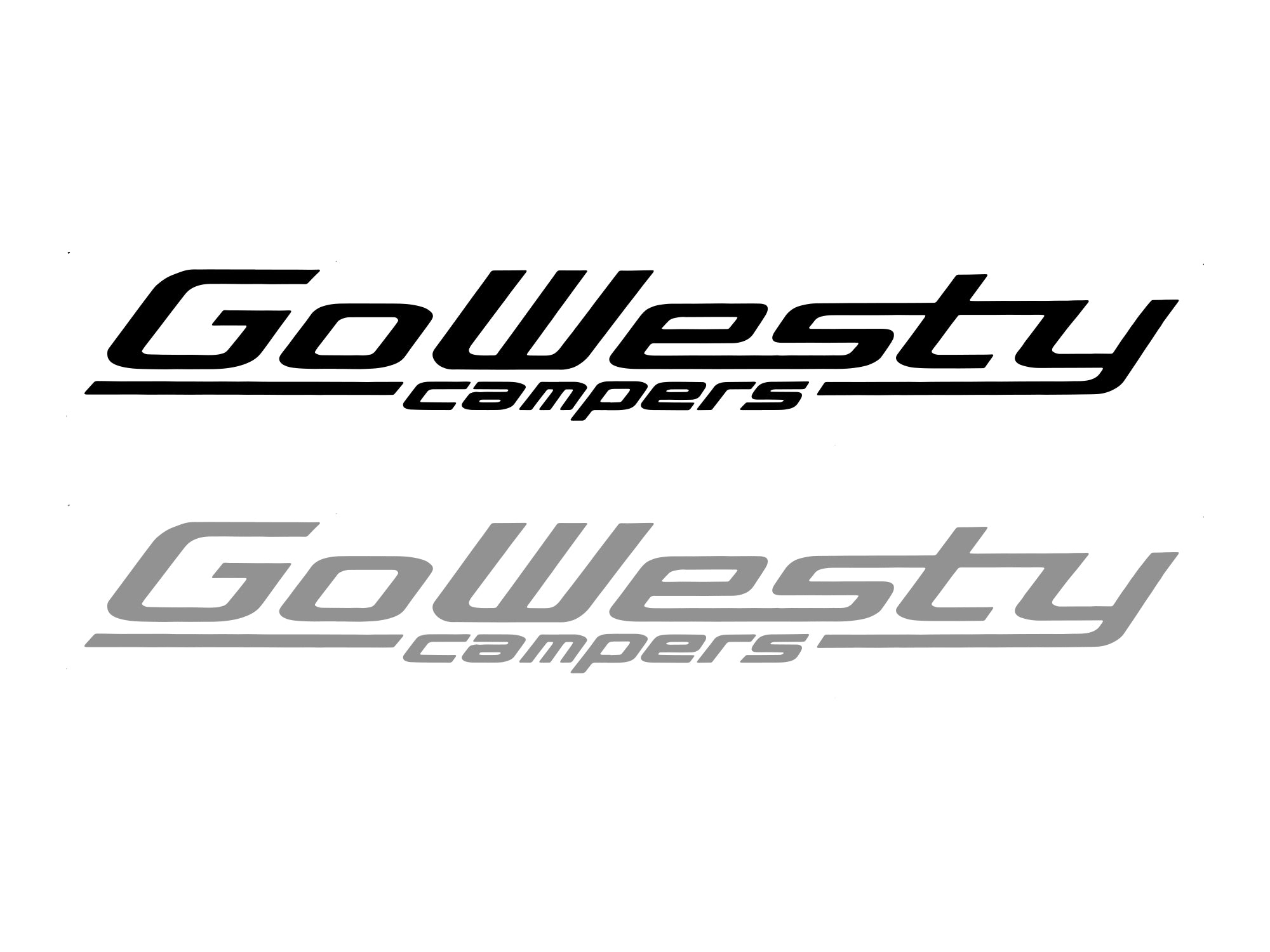 GoWesty Campers Decal Stickers for VW Vanagon & Westfalia - Waterproof Vinyl Decals for Outdoor Adventure, Road Trips & Camper Van Customization