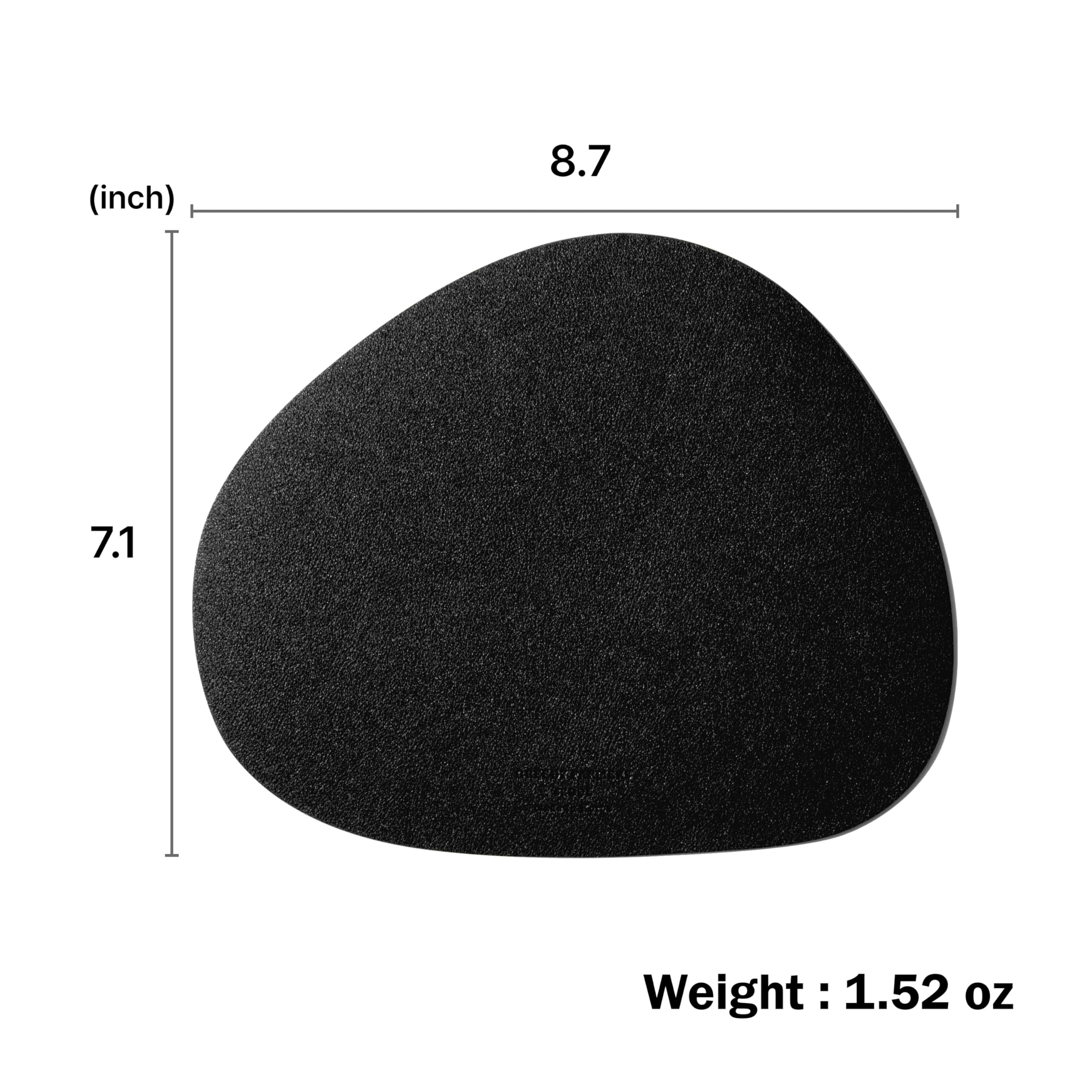 Non-Slip Washable Waterproof Mouse Pad for Computer & Laptop - Large Black Gaming Mousepad for Office, Home & Work Desk Accessories
