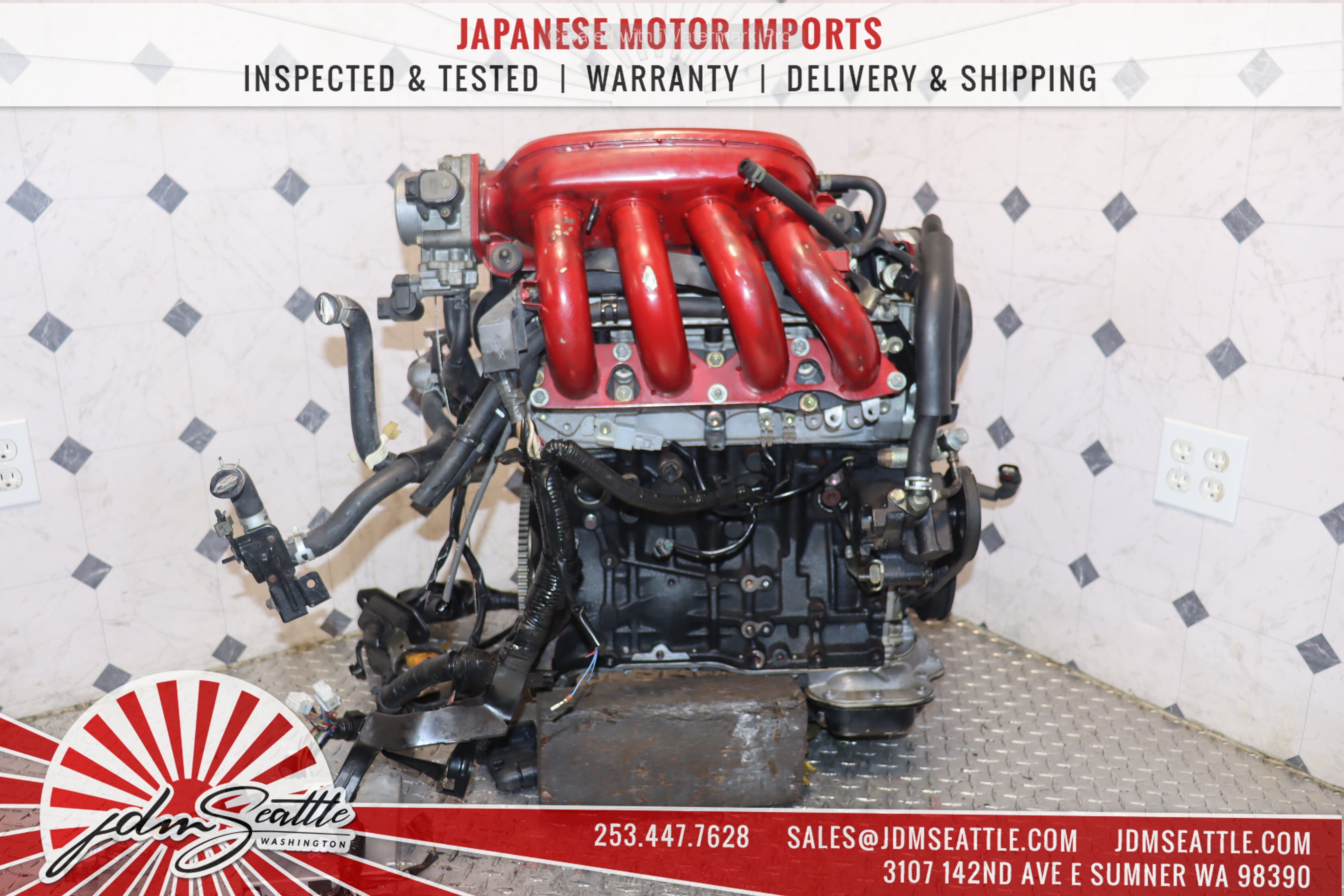 Toyota Celica SS III ST202 BEAMS 2.0L VVTI Red Top Engine - JDM 3SGE Motor for Performance Upgrades & Racing | Perfect for Engine Swap, Restoration Projects & Car Enthusiasts