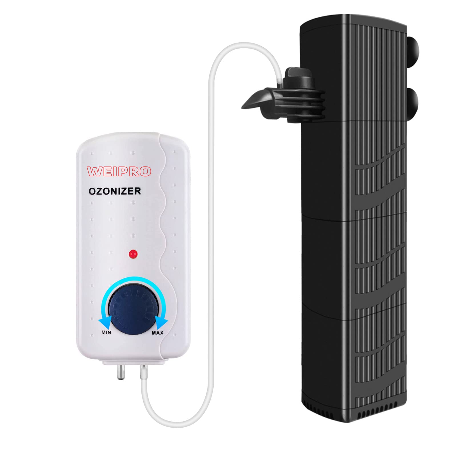 Premium Fish Tank Filter & Aquarium Ozone Generator Set TCE900 - Ideal for 10-40 Gallon Freshwater & Saltwater Tanks | Perfect for Home, Office & Pet Store Aquariums | Reduces Algae & Improves Water Clarity