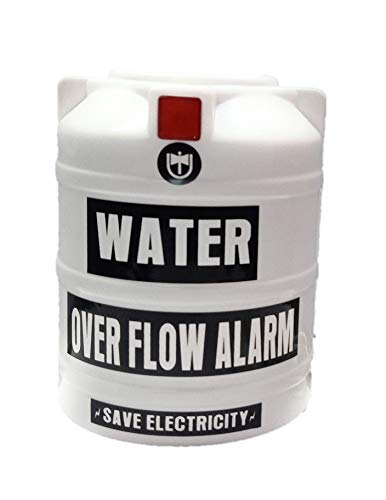 Aarav Water Tank Overflow Alarm Siren with Voice Alert - Wired Sensor Security System & Free Water Sensor for Home, Basement, Pool Monitoring