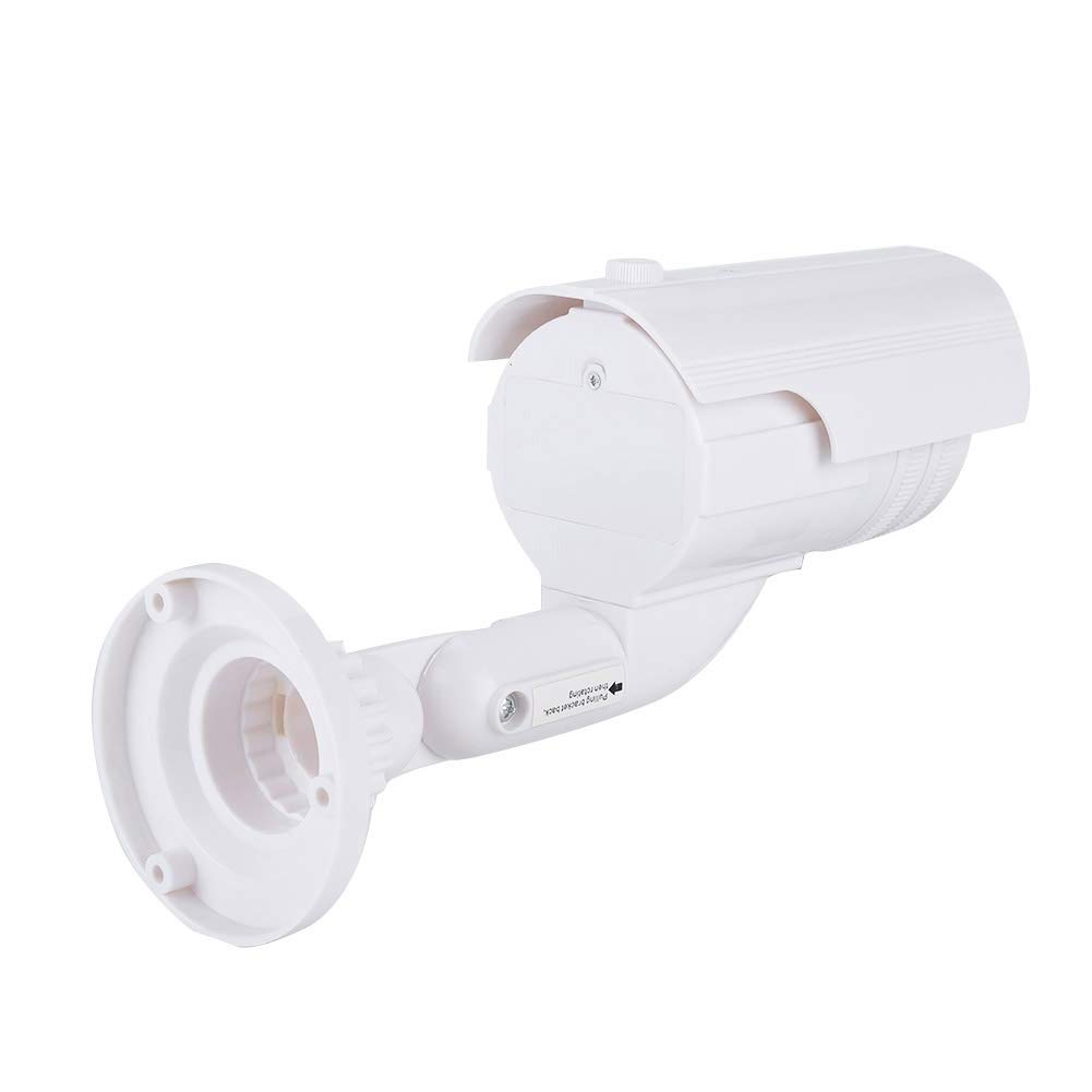 Fake Security Camera - Realistic Dummy CCTV Bullet Camera with Weatherproof Design for Indoor & Outdoor Surveillance | Perfect for Home, Office, and Business Security