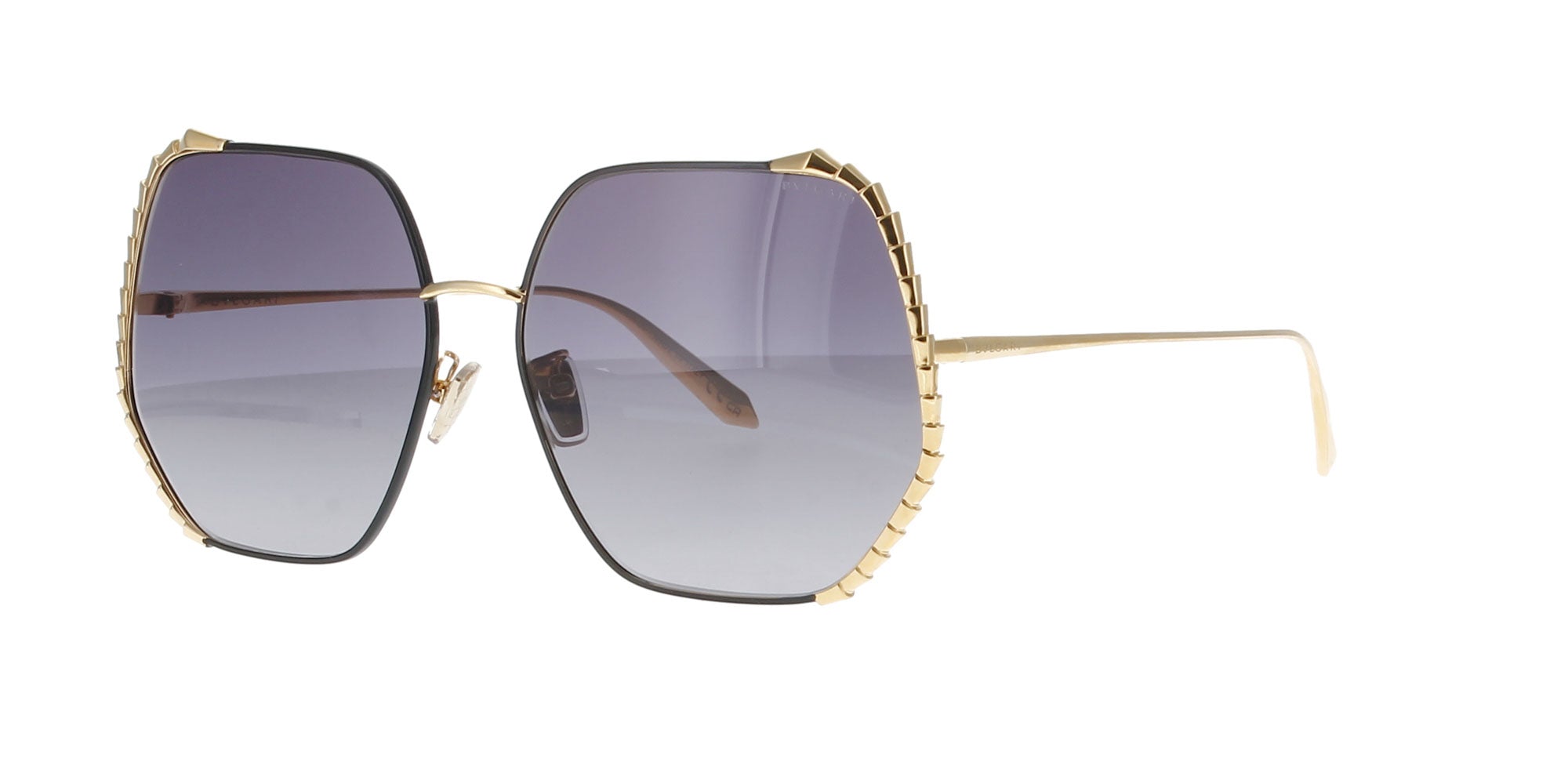 BVLGARI Serpenti Gold Sunglasses for Women - Luxury Designer Shades with UV Protection - Perfect for Beach, Travel & Fashion Outfits
