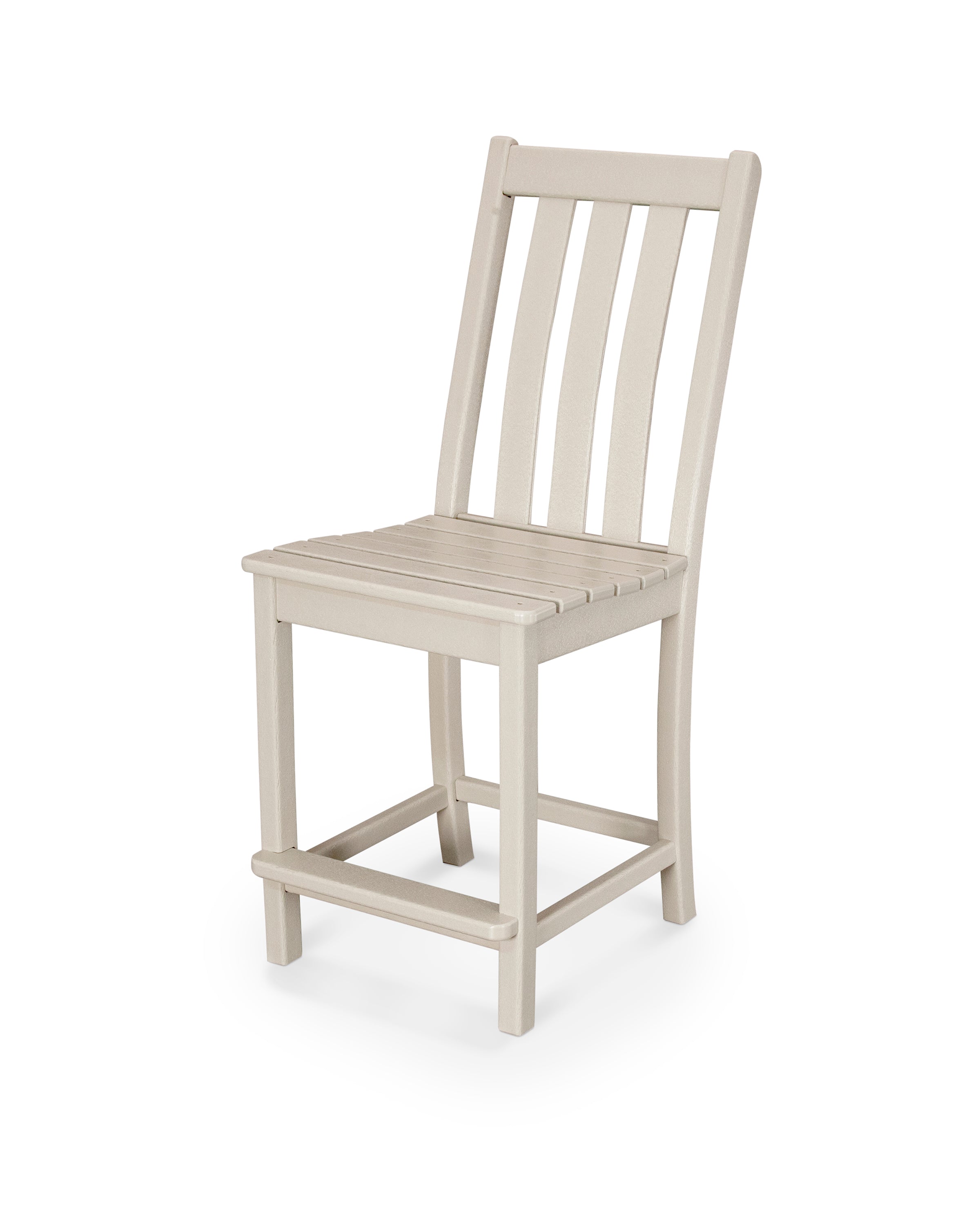POLYWOOD Vineyard Counter Height Chair - Durable Outdoor Bar Stool for Patio, Deck, or Kitchen - Weather-Resistant & Easy to Clean - Perfect for Entertaining or Relaxing