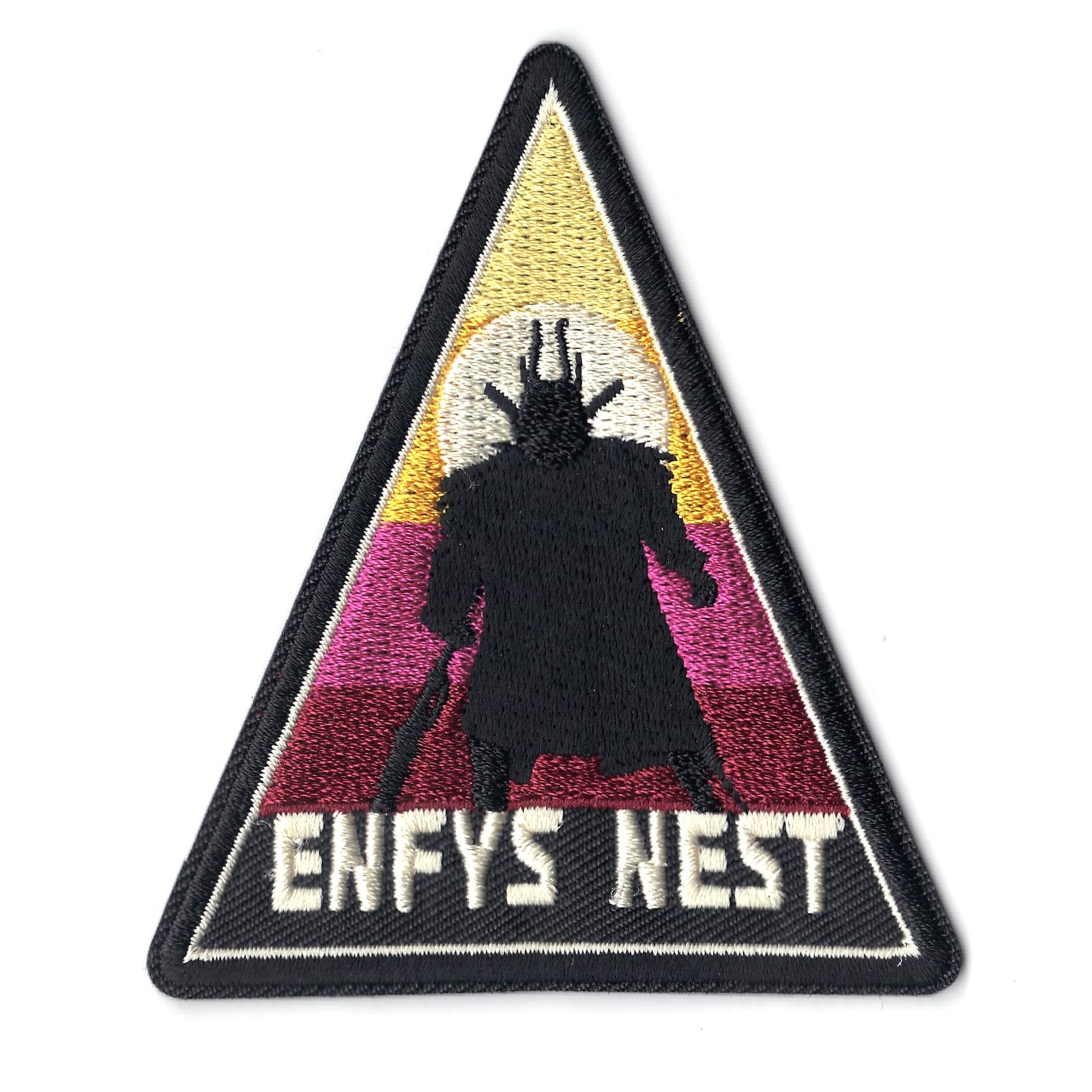 Star Wars Enfys Nest Sunset Han Solo Embroidered Iron-On Patch for Jackets, Backpacks & Cosplay - Disney Official Merchandise