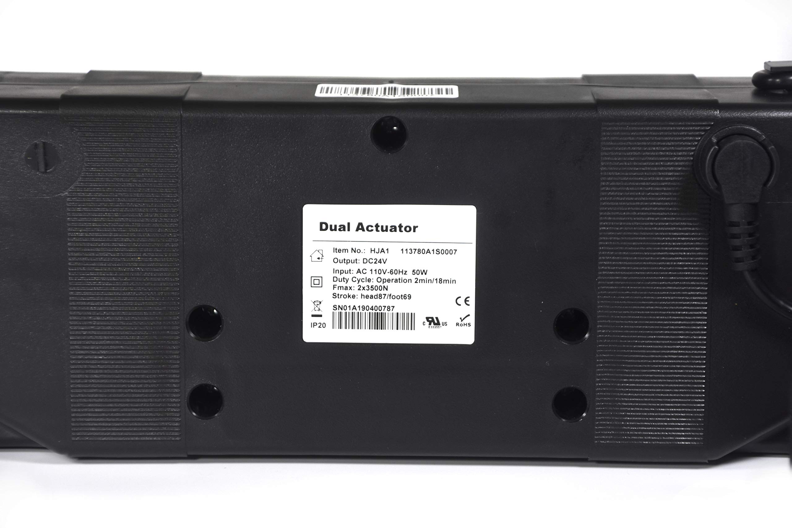Electric Actuator Motor for Adjustable Bed Frame & Hospital Bed - Wired & Wireless (HJA1) | Perfect for Home Healthcare & Medical Facilities