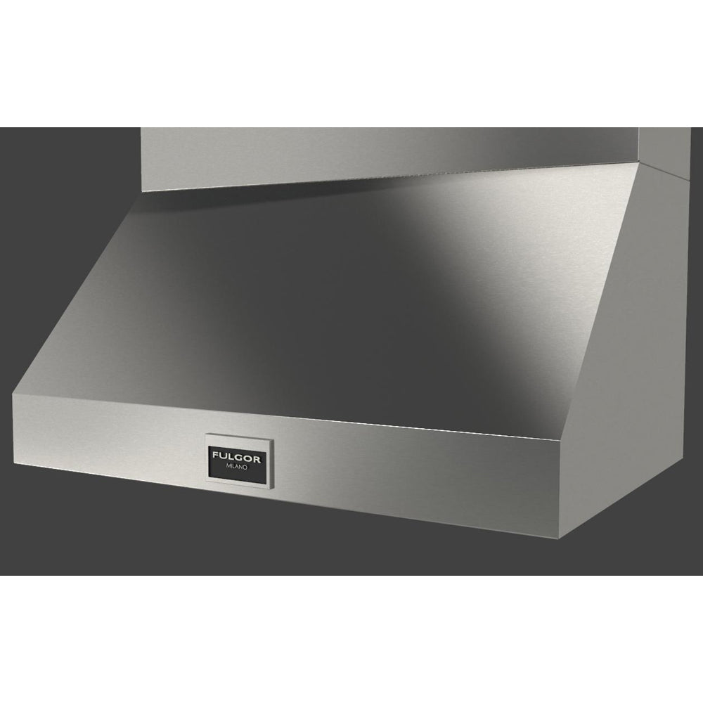 Fulgor Milano 36 Inch 1000 CFM Professional Stainless Steel Under Cabinet Range Hood with Knob Control - Model F6PH36DS1 | Powerful Kitchen Ventilation for Cooking, Grilling & Frying