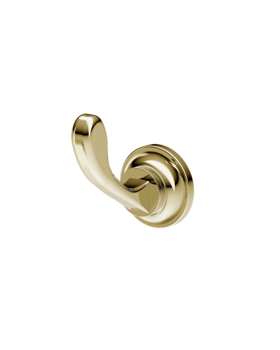 Golden Shower Hook for Bathroom Towels - Elegant Guild Design - Perfect for Bathroom, Kitchen, and Spa Organization