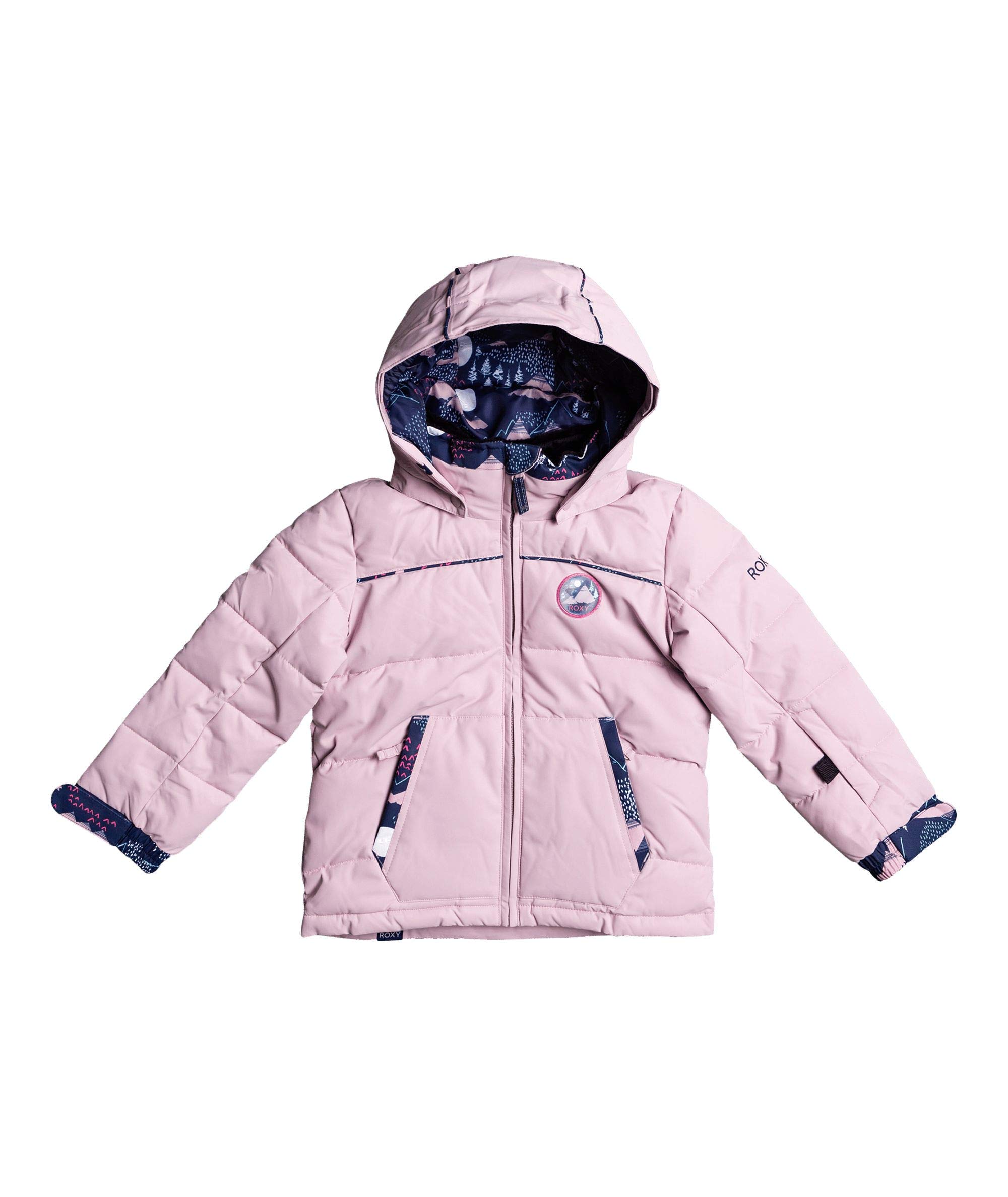 Roxy Little Girls Heidi Jacket - Waterproof Winter Coat for Kids, Warm Fleece Lined Outerwear - Perfect for Snow Play, School & Outdoor Adventures