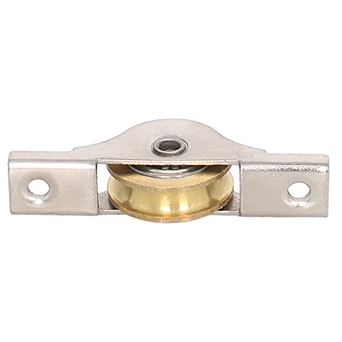 **Auniwaig 26mm Closet Door Roller Wheels - 5Pcs Copper Sliding Door Rollers with Electroplated Stainless Steel Shell for Wardrobe, Cupboard, Closet & Window Tracks - Smooth & Durable Furniture Hardware Replacement**    *(Ideal for DIY repairs, sliding door maintenance, wardrobe upgrades, and smooth window pulley systems in homes, offices, or commercial spaces.)*