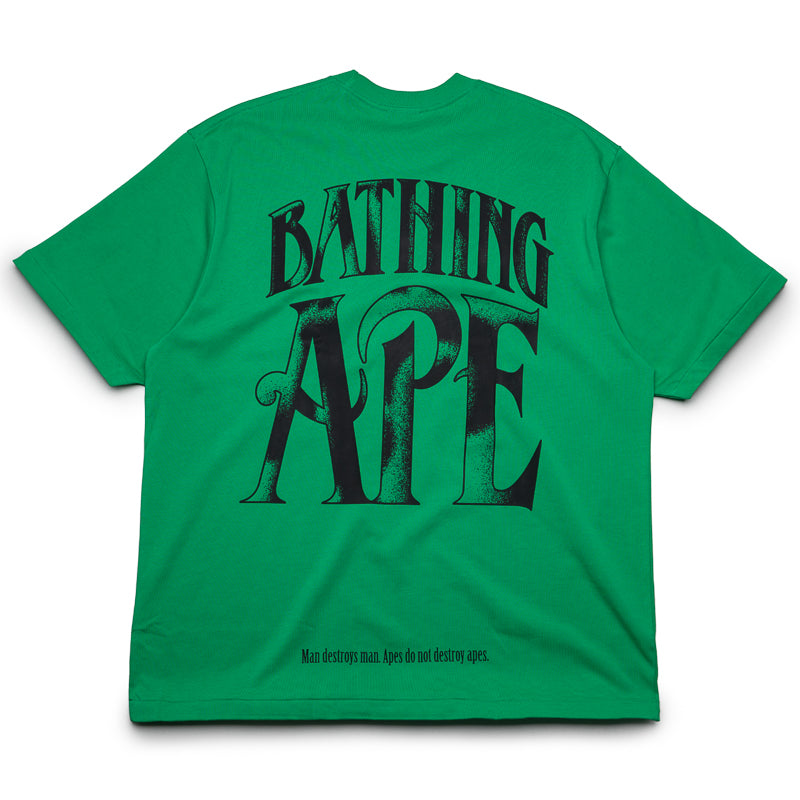 BAPE® Green Screen Print Logo T-Shirt - Men's Streetwear Fashion for Casual Wear & Urban Style