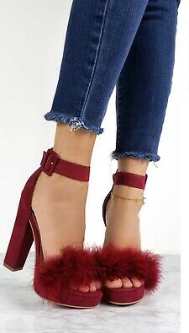 Evonne Women's Burgundy High Heels - Elegant Stiletto Pumps for Party, Wedding & Evening Wear - Comfortable Dress Shoes for Women