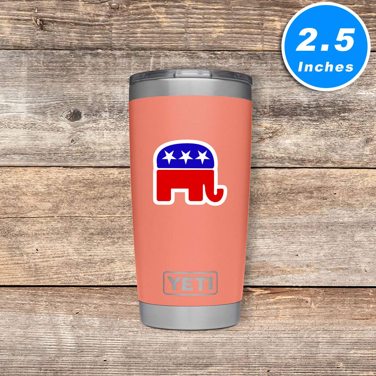 Republican Elephant Stickers - 3 Pack (2.5