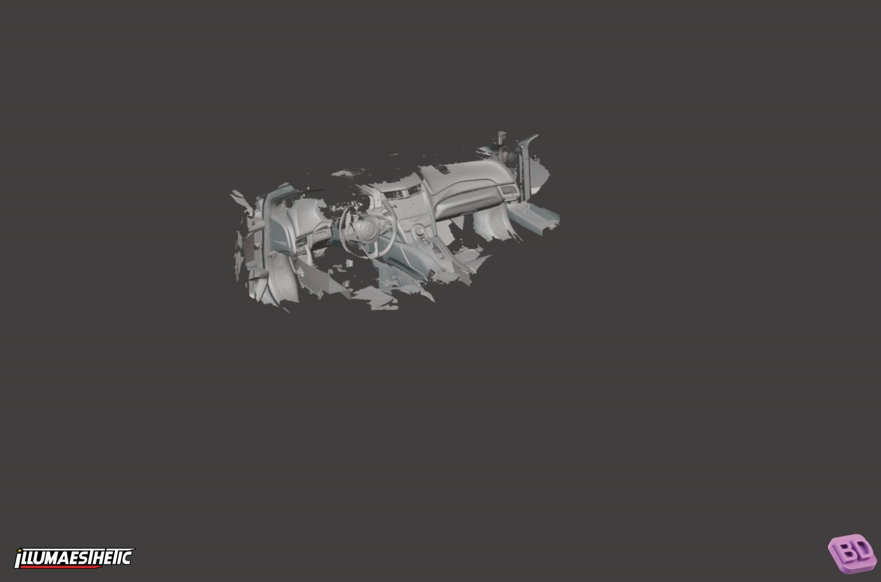Acura Honda NSX (NC1) 3D Scan Model 2016-2021 - High Precision Car Parts for 3D Printing, Automotive Design & Virtual Reality Applications