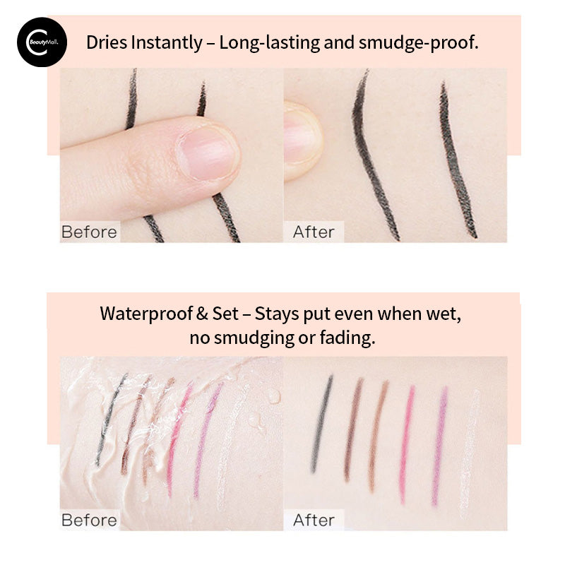 NOVO Precision Eyeliner Pencil - Waterproof & Smudge Proof Eye Liner for Long Lasting Makeup - Perfect for Everyday Wear, Party & Special Occasions