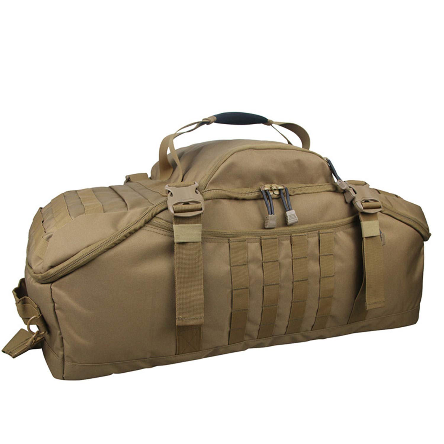 Greencity Travel Duffel Bag - Waterproof Weekender Overnight Bag for Men & Women (25L, 42L, 68L) - Perfect for Gym, Camping & Air Travel - Coyote Color