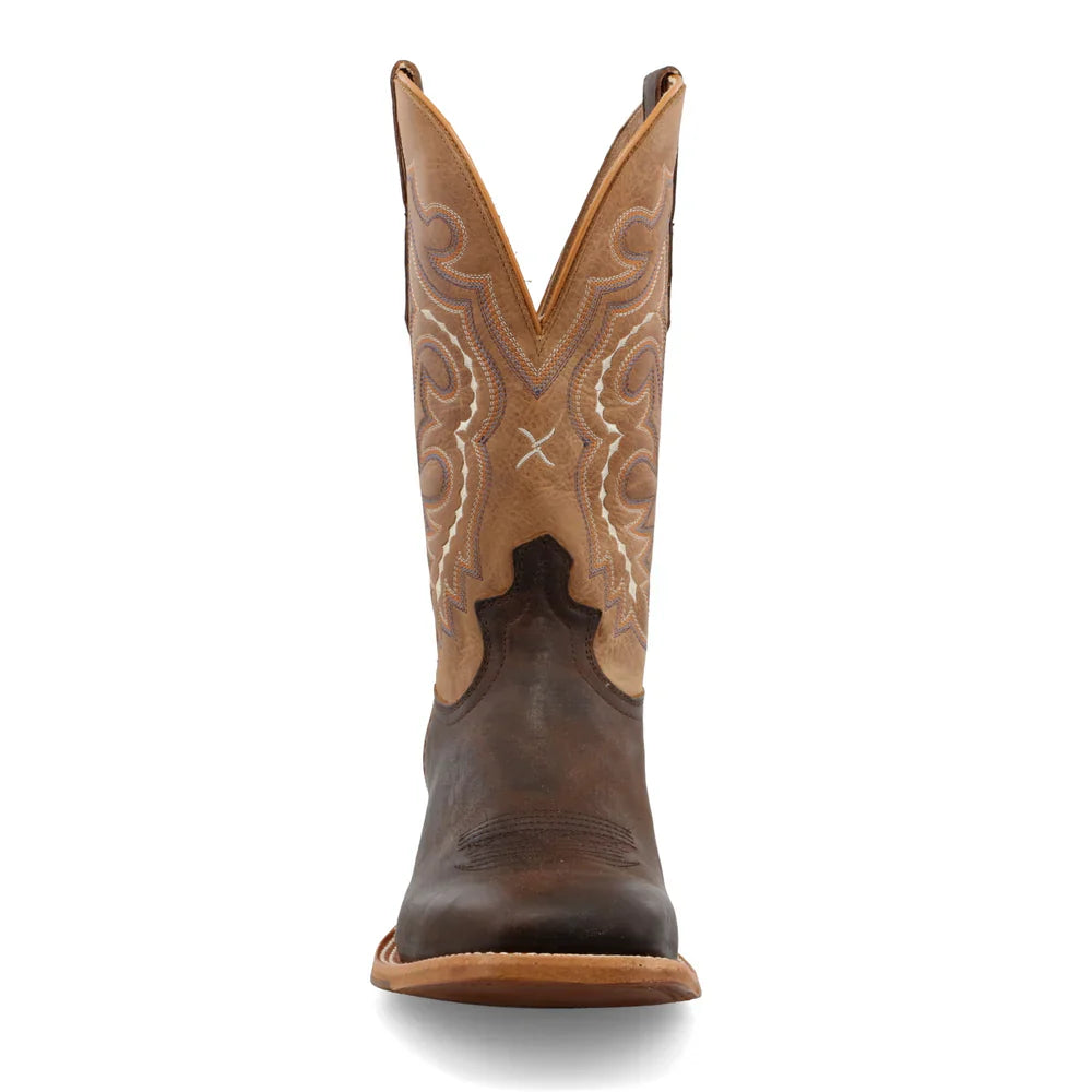 Men's 12 Rancher Boots - Durable Leather Work Boots for Men | Comfortable & Stylish Cowboy Boots for Outdoor Work, Hiking & Western Fashion