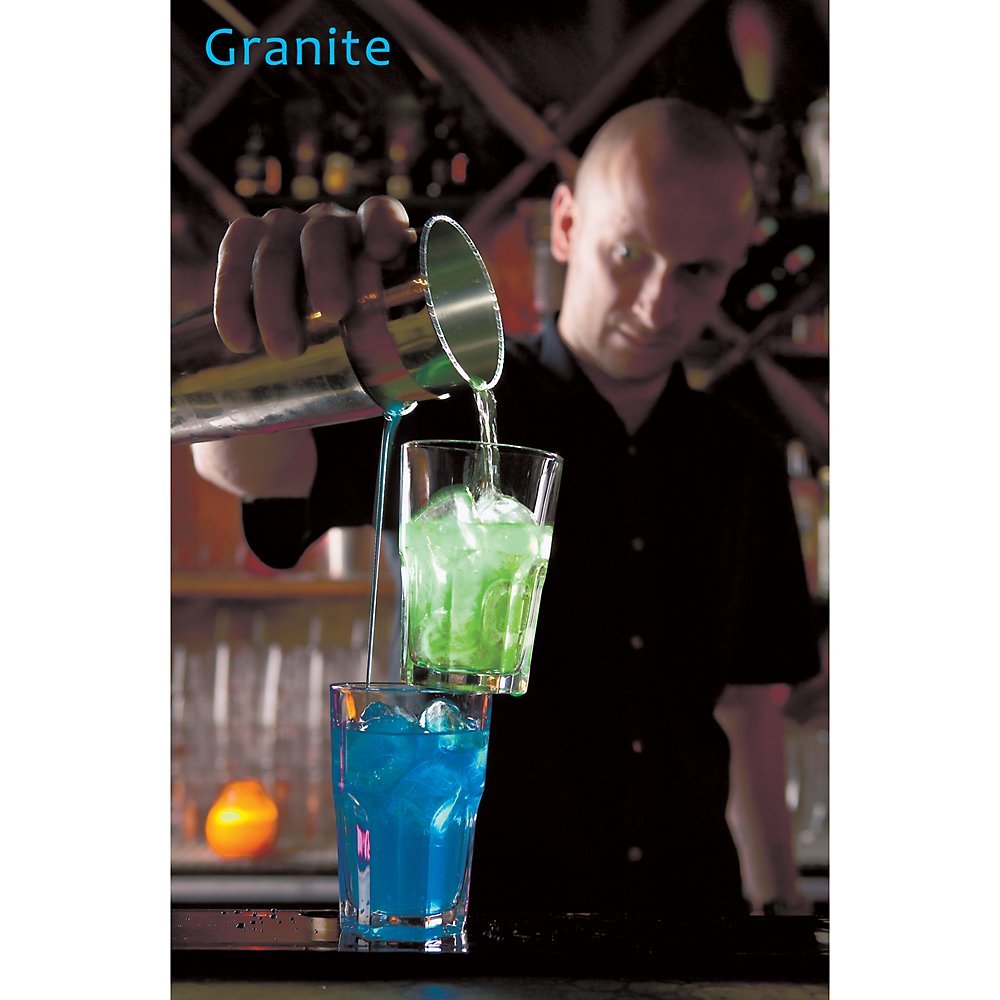 Arcoroc 43281 Granite 16 Oz. Beverage Glass - Set of 36 for Restaurants, Bars & Catering - Durable Drinkware for Iced Coffee, Beer & Cocktails