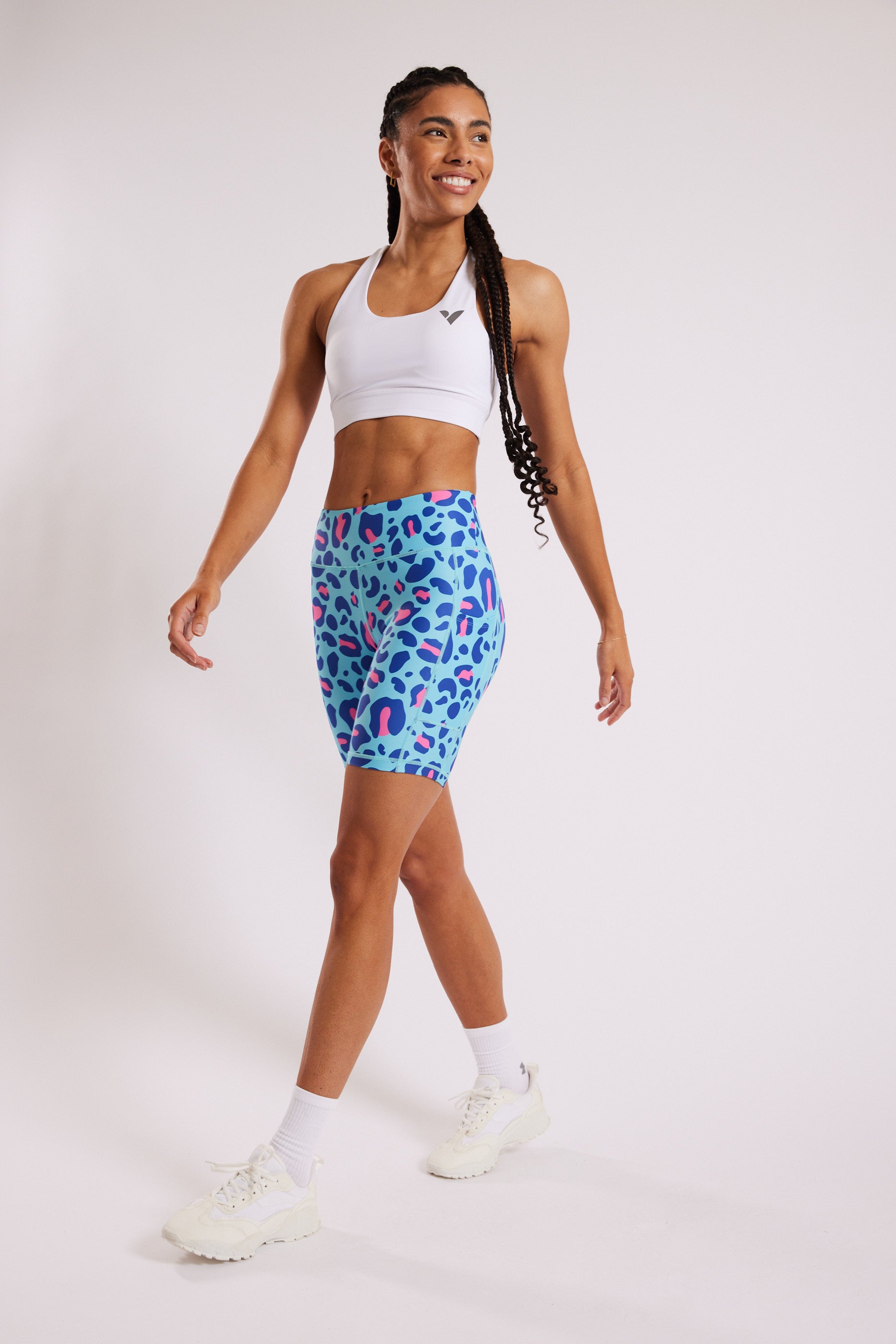 Rumble in The Jungle 2.0 High Waist Biker Shorts 8