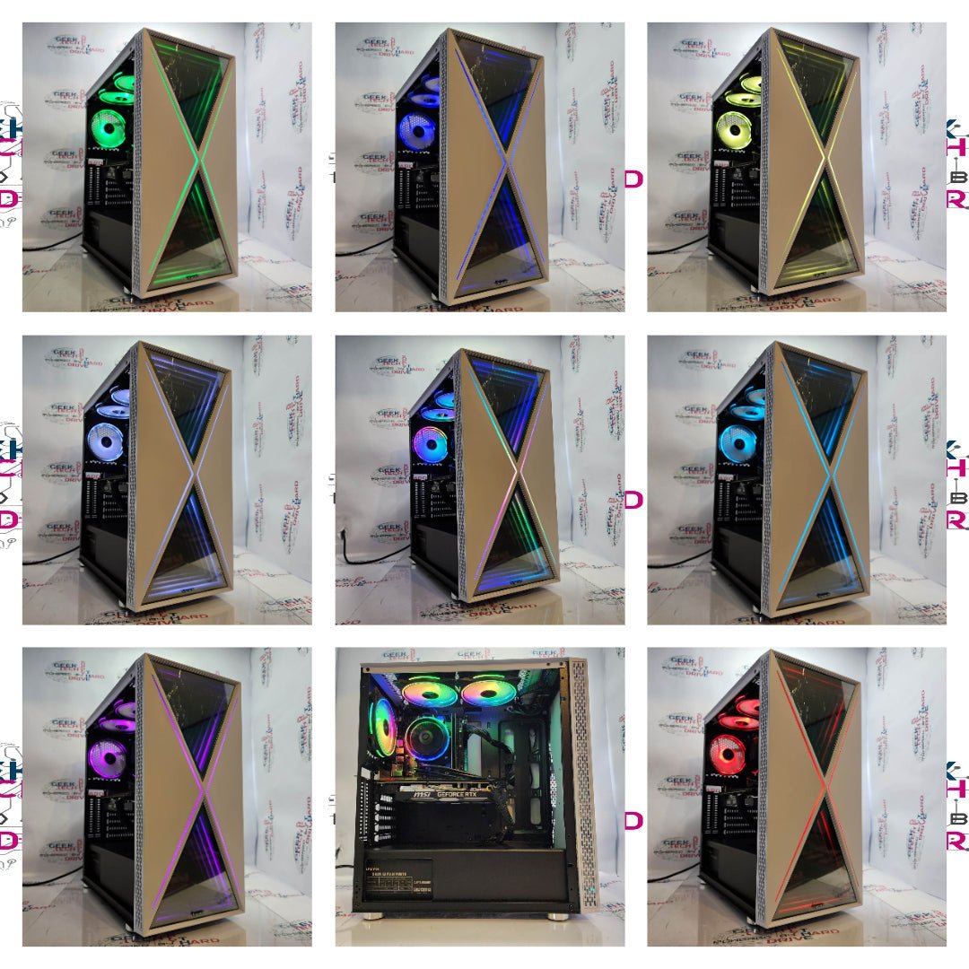 Gaming Desktop PC - Intel Core i7, NVIDIA RTX 4060 Ti, 500GB/1TB/2TB SSD, 16GB/32GB DDR5 RAM (Blackwidow White H6) - Perfect for Esports, Streaming & 4K Gaming