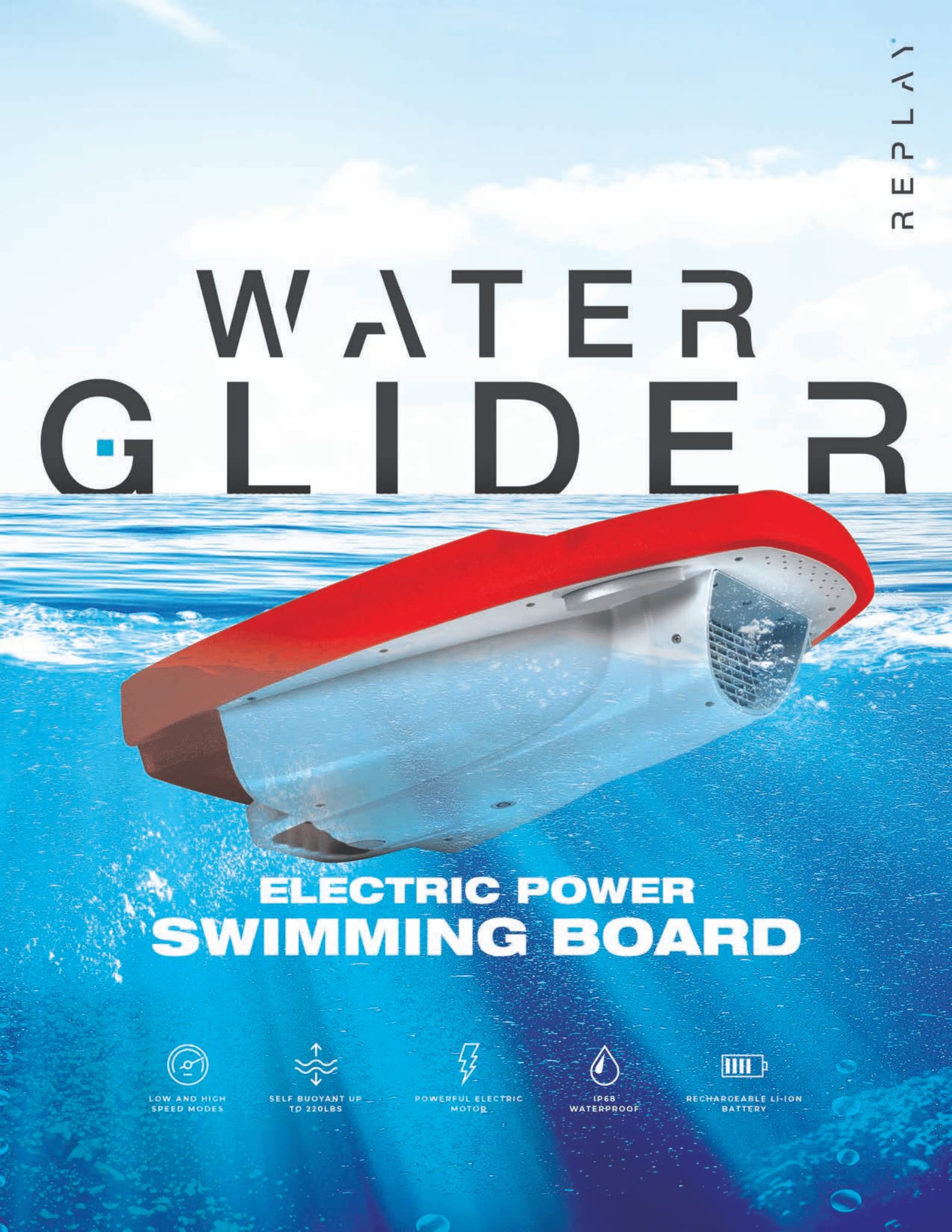 Rechargeable Water Glider Toy - Fun Floating Pool & Bath Toy for Kids - Outdoor Water Play & Summer Activities