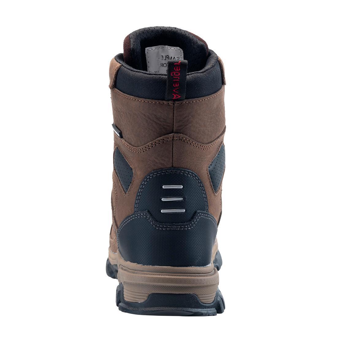 Ripsaw Puncture Resistant Alloy Toe Work Boots - 8 Inch Safety Shoes for Men, Brown - Ideal for Construction, Warehouse & Heavy Duty Work