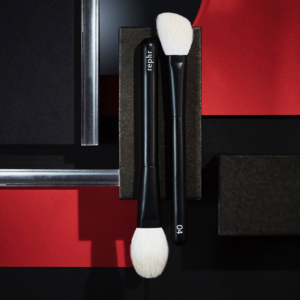 Core Face Duo - Double-Ended Makeup Brush Set for Foundation & Concealer | Perfect for Professional Makeup Artists & Everyday Beauty Routine
