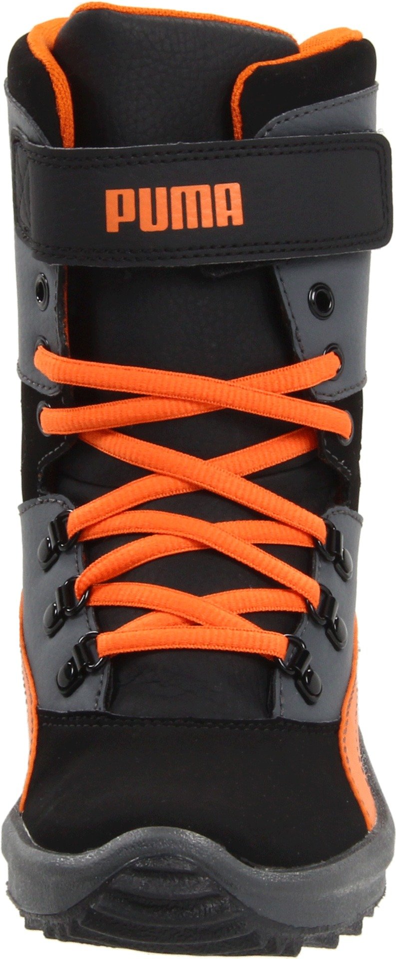 Puma Niveus Boots for Kids - Black/Jaffa Orange/Dark Shadow - Toddler/Little Kid/Big Kid Sizes (5 M US Toddler) - Comfortable & Durable Sneakers for School, Play & Outdoor Activities