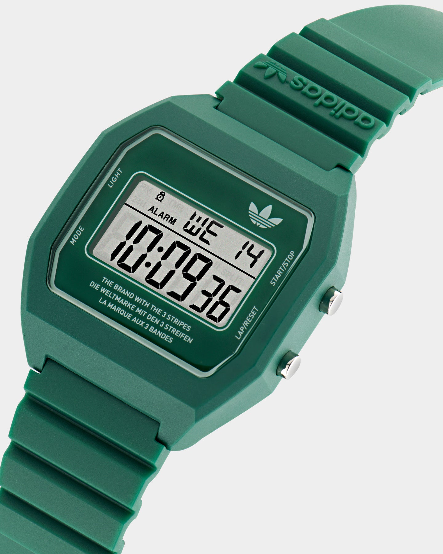 Adidas Digital Two Watch - Green Sports Watch for Men & Women - Perfect for Running, Gym & Outdoor Activities