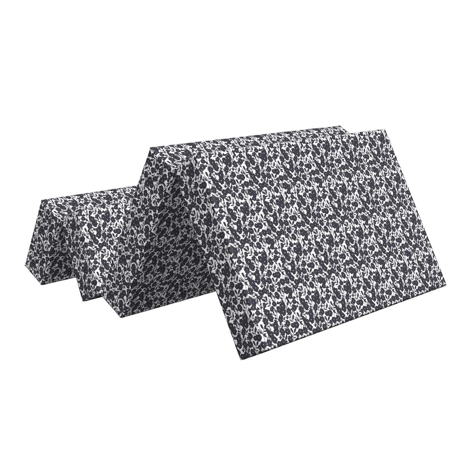 Ambesonne Black and White Foldable Mattress - 74.8
