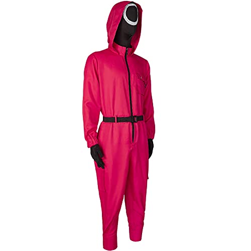 Terror Game Costume Red Jumpsuit - Halloween Cosplay Outfit for Horror Fans | Perfect for Halloween Parties, Cosplay Events & Horror Conventions