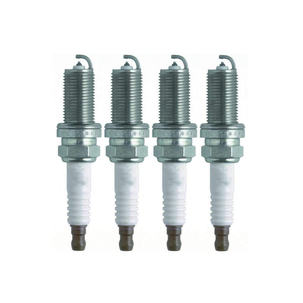 NGK Laser Platinum Spark Plug PLFR5A-11 (6240) - Set of 4 for 2004 Nissan Pathfinder & Armada | High Performance Ignition for Better Fuel Efficiency & Engine Power | Ideal for City Driving & Off-Road Adventures