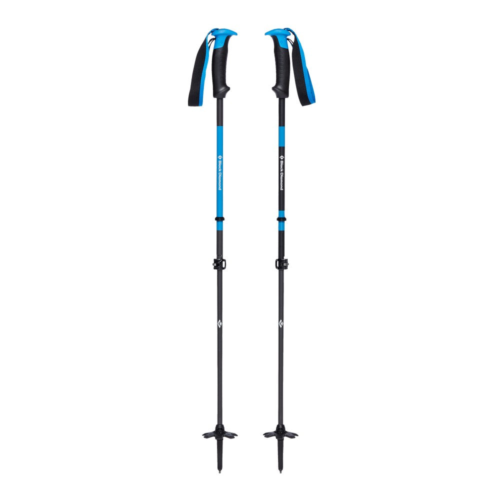 Black Diamond Razor Carbon Pro Ski Poles - Lightweight Carbon Fiber Poles for Alpine Skiing, Backcountry & Freeride | Durable & High-Performance Skiing Gear