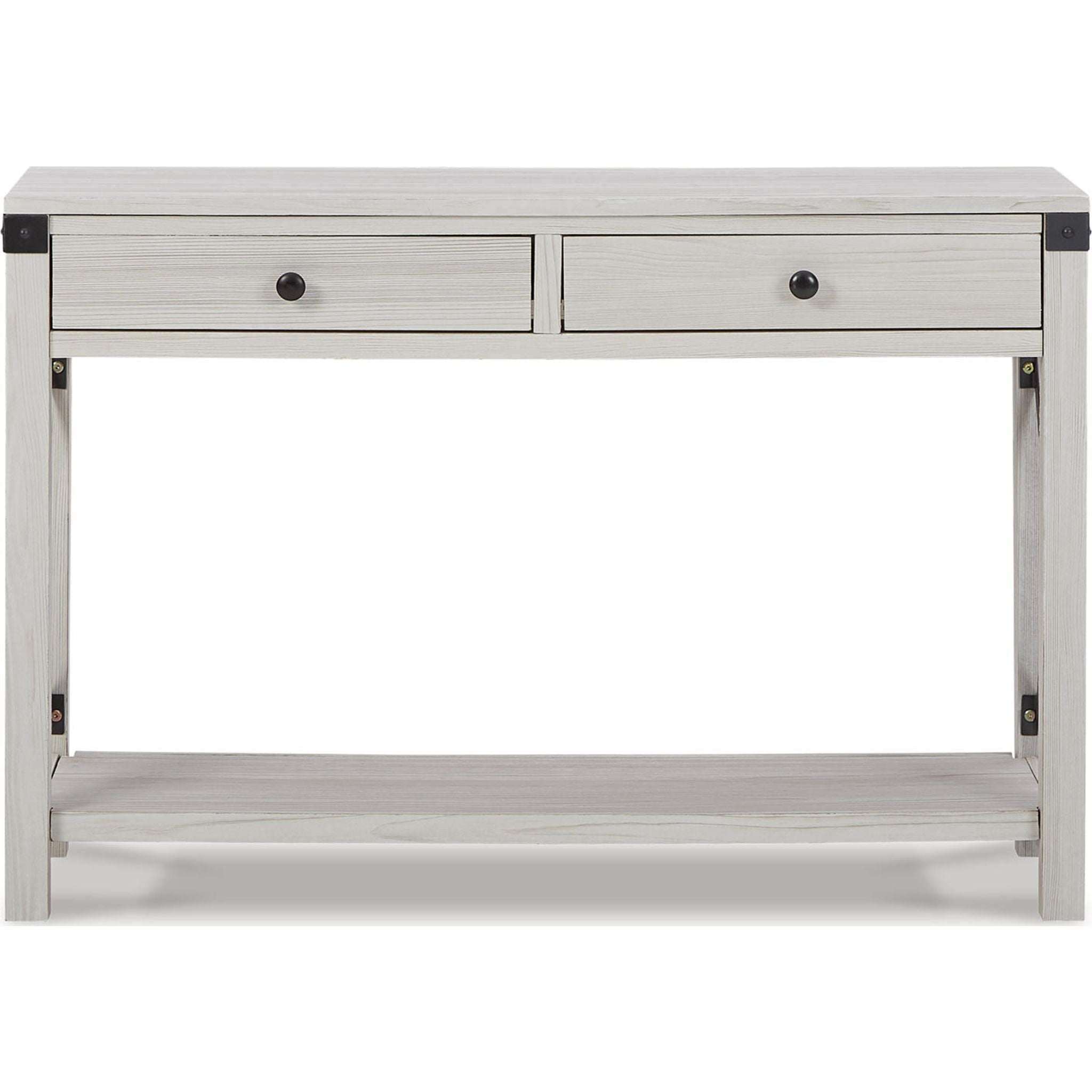 Bayflynn Whitewashed Sofa Table - Modern Console Table for Living Room, Entryway & Hallway - Perfect for Home Decor & Storage