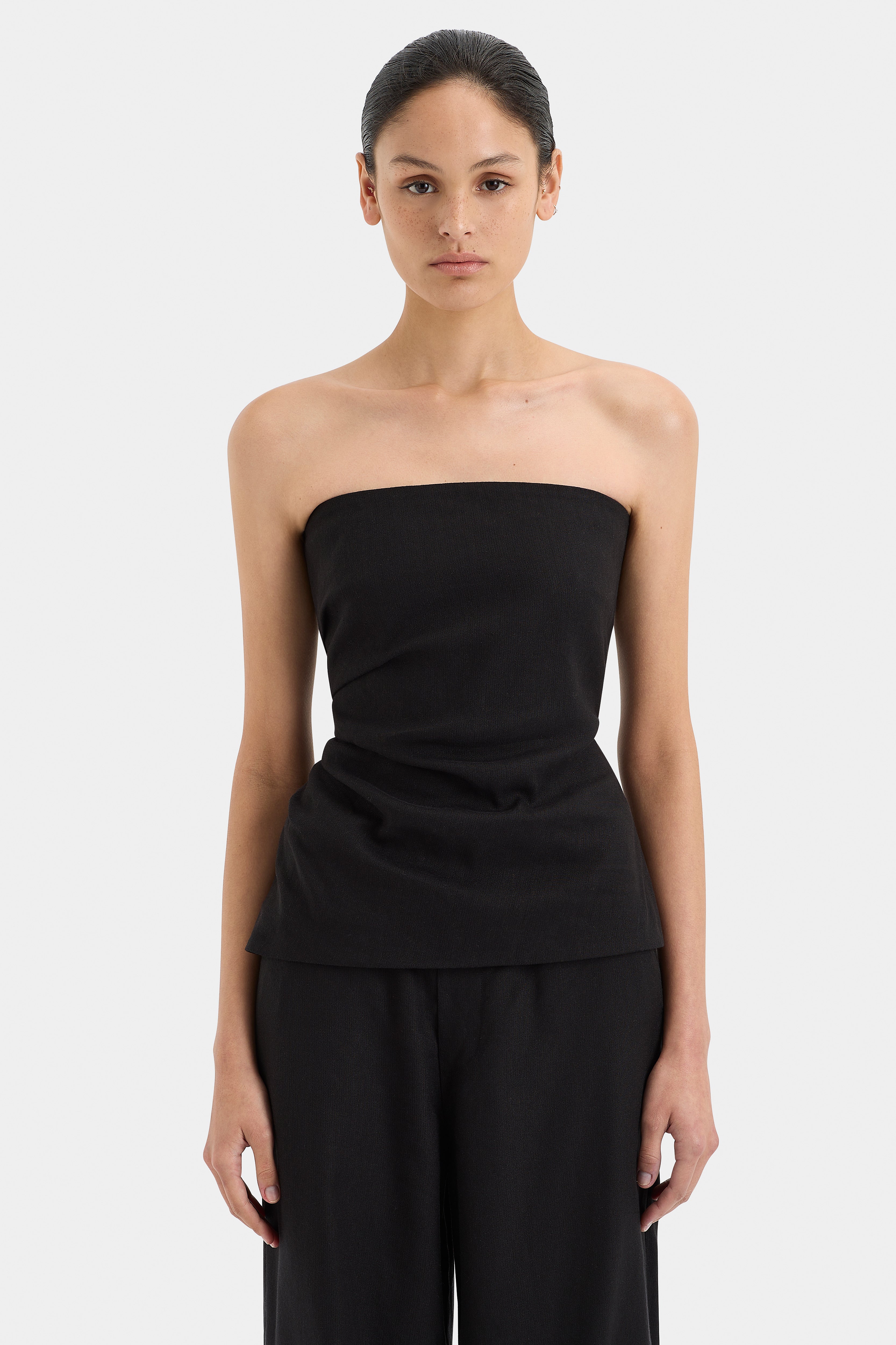 Elegant Dorian Pleated Bodice Top for Women - Perfect for Weddings, Parties & Special Occasions