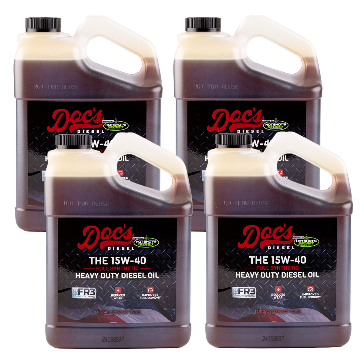 Doc's Diesel Dodge RAM 6.7L/5.9L Cummins 15W-40 Full Synthetic Engine Oil Change Kit (1989-2024) - Complete Oil Filter & Lubricant Set for Heavy Duty Trucks, Towing & Off-Road Performance