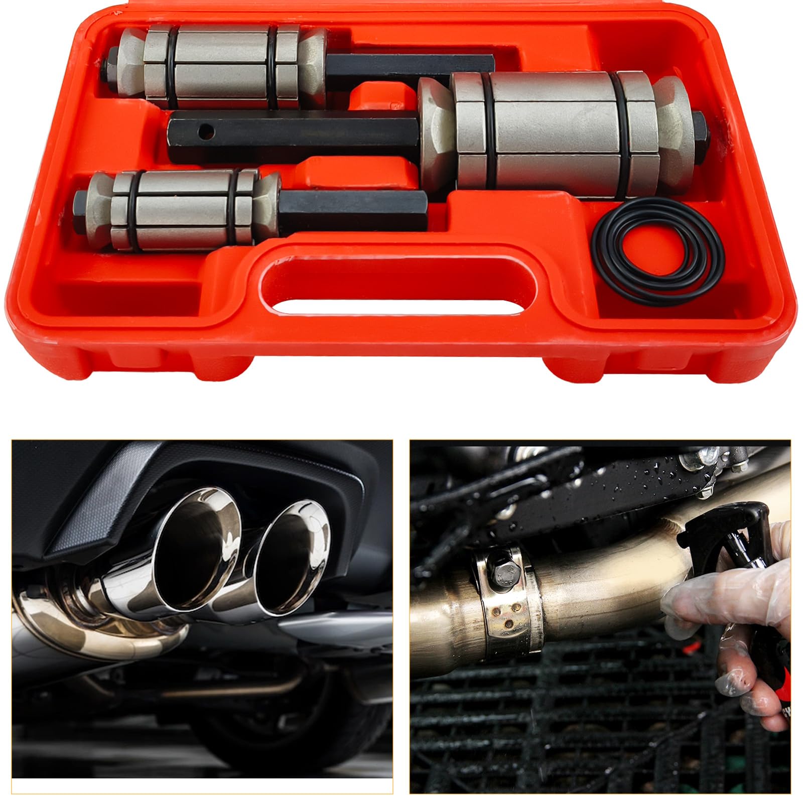 3PCS Car Tail Pipe Expander Tool Kit (1-1/8